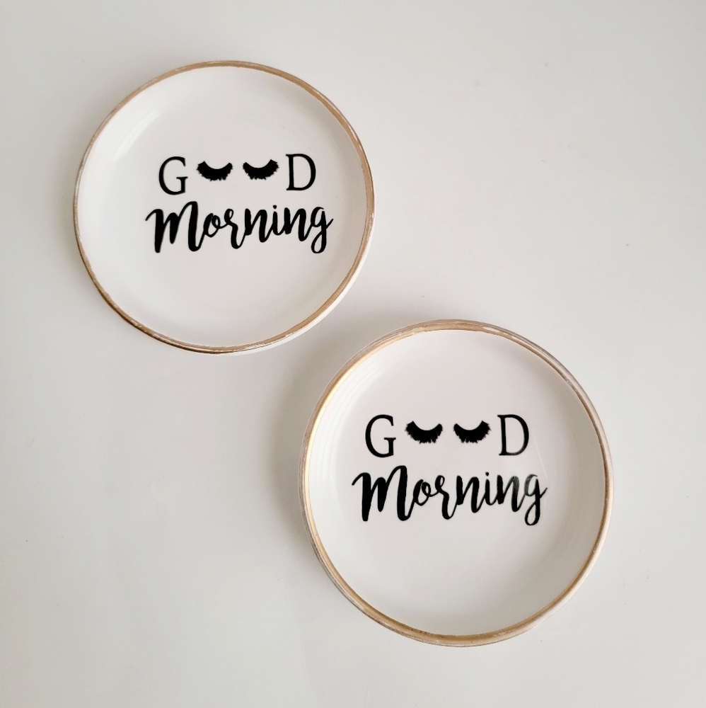 Good Morning Trinket Dish